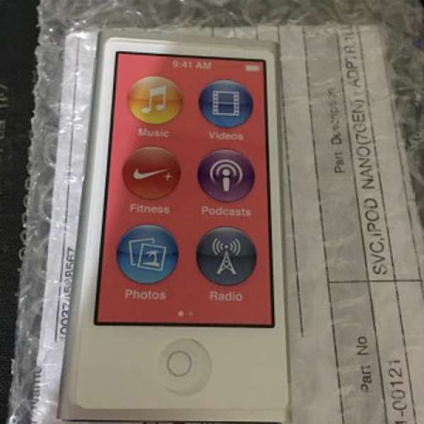 iPod Nano 7代 16GB 銀色新機未用過