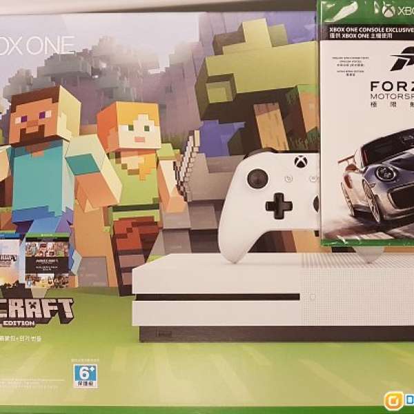 <$1300> 全新抽獎禮物 Xbox One S Minecraft Favorites Bundle (500GB) + Forza 7