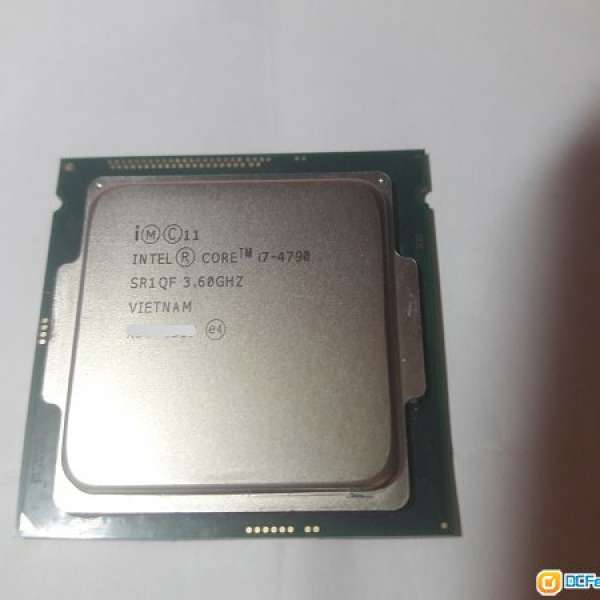 Intel Core i7-4790 cpu連原廠散熱風扇