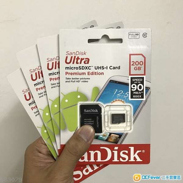 100% 全新 SanDisk microSDXC 200GB