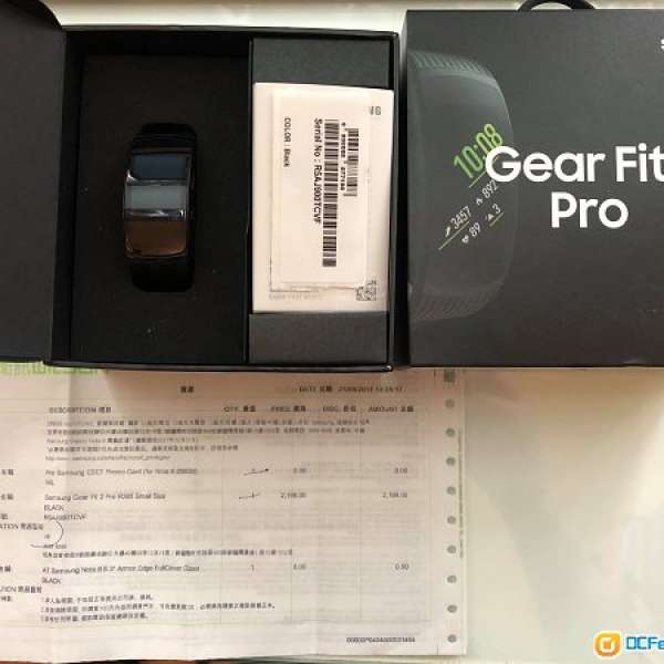 99%新SAMSUNG GEAR FIT2 PRO (Black)（請詳看內容)