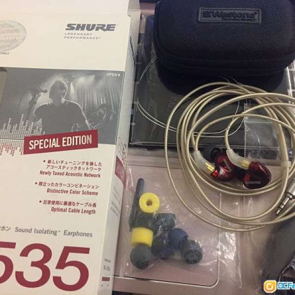 Shure 535 Ltd 紅色特別版