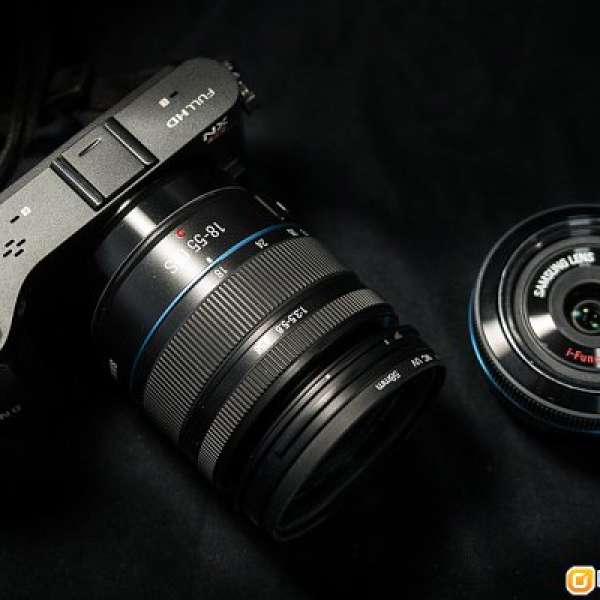 Samsung NX200 18-55 f/3.5-5.6 kit lens and 20mm f/2.8廣角鏡