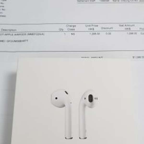 全新行貨Apple Airpods 有單有保養