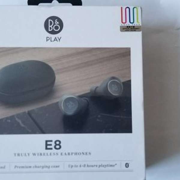 全新未拆 B&O Beoplay E8 無線藍芽耳機 銀灰色