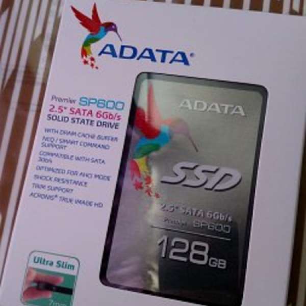 全新ADATA SP600 128GB MLC SSD