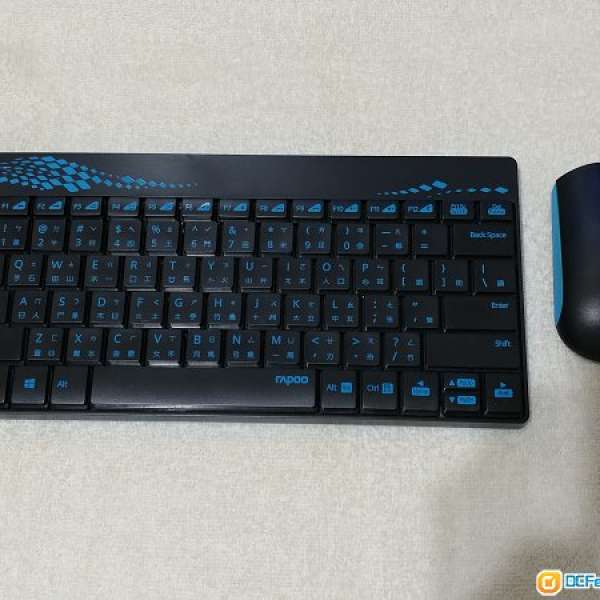 Rapoo 2.4Ghz Wireless Keyboard & Mouse 雷柏無線鍵盤滑鼠套裝