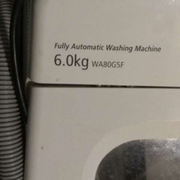 Samsung三星全自動洗衣機 WA80G5F 6.0kg 80%新 (高去水位洗衣機)