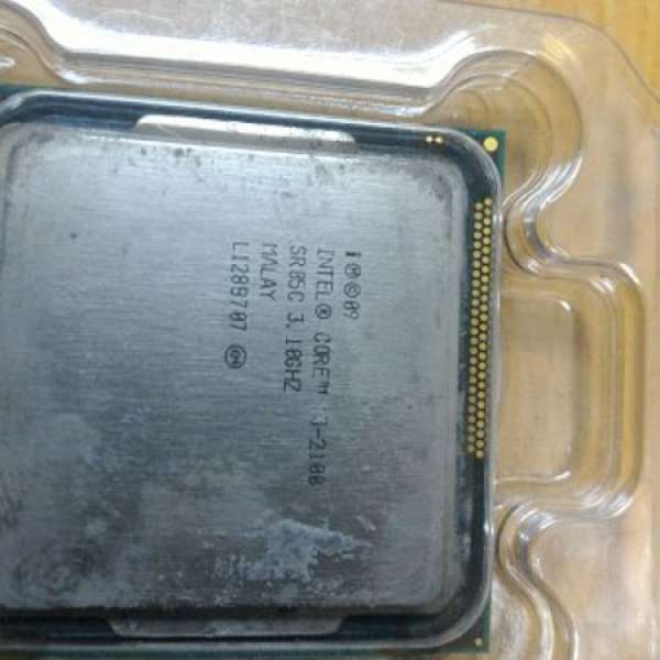 二手 INTEL CORE I3 2100 3.1GHZ LGA1155 CPU