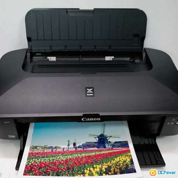 良好無花無盒無塞墨A3 canon ix6770 printer 連一套已開孔入滿墨水可循環用原裝墨盒