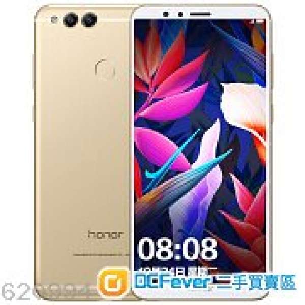 華為 Huawei Honor 7X  4+32GB 金色國行全套 99% 新
