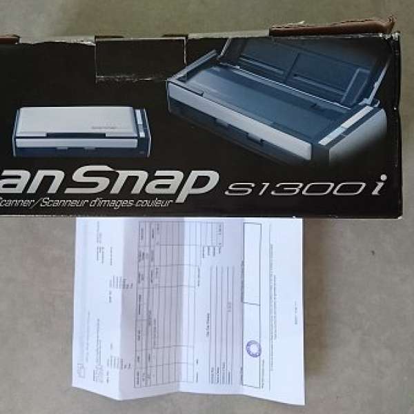 Fujitsu ScanSnap S1300i Scanner 雙面彩色自動送紙掃描器 (99% New)