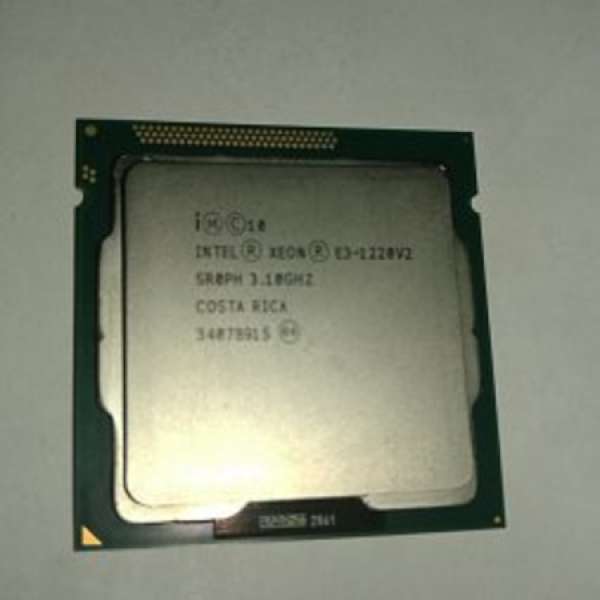 Intel Xeon Processor E3-1220 v2 8M Cache, 3.10 GHz