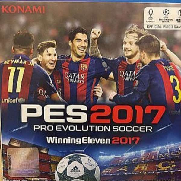 放PS4 Pes17