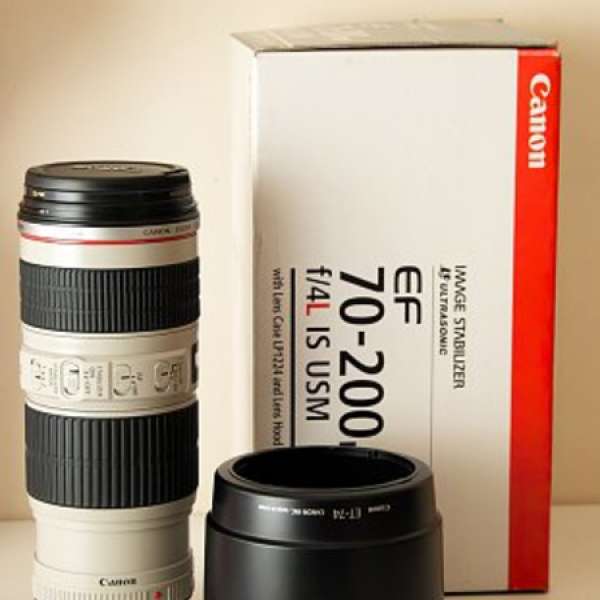 90%NEW 100%WORK  Canon EF 70-200mm f/4.0 L IS USM