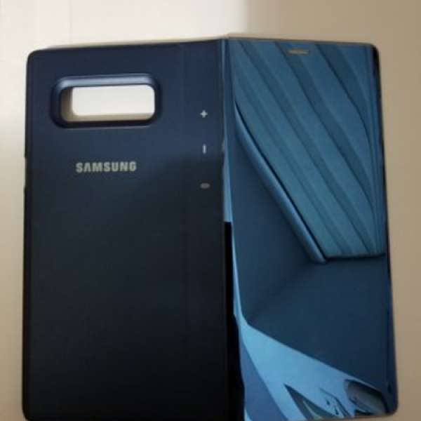 Samsung Note 8 clear view standing cover Blue Color