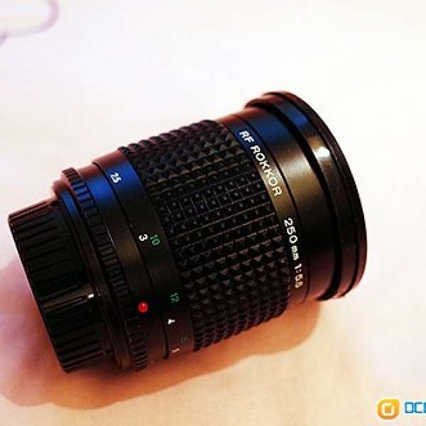 Minolta RF Rokkor 250mm 1:5.6 Lens  (反射鏡)
