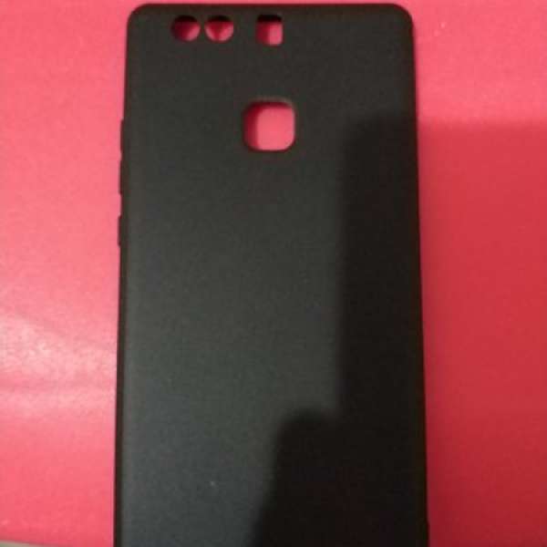 Huawei P9 plus 黑色全包手機套(全新)連玻璃貼