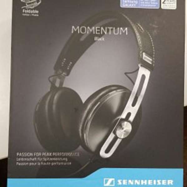 95% new Sennheiser 2nd Momentum Black Headphone Andriod Version