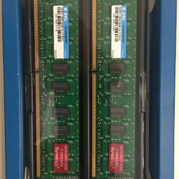 二手Synology ECC RAM Module Kit, 2 x 8GB (HP Gen8可用)