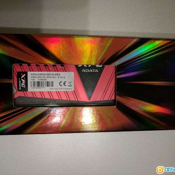 全新 Adata XPG DDR4 2400 MHz CL16 16GB