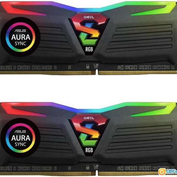 16GB (2 x 8GB) GeIL SUPER LUCE RGB SYNC DDR4 3000 MHz