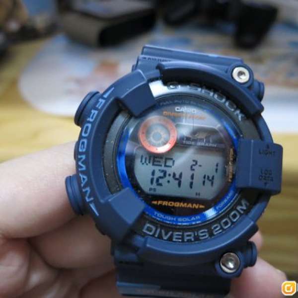 G-Shock CASIO Frogman 籃迷彩蛙