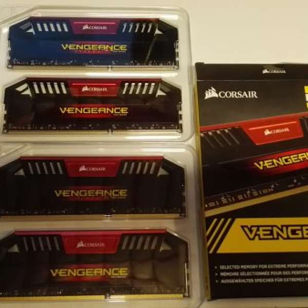 CORSAIR VENGEANCE PRO DDR3L 1600mhz 8GB x 4 Red