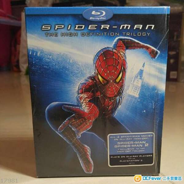 Blu-ray Spiderman 蜘蛛俠 全集 95%New