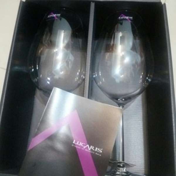 [送禮自用] 全新Lucaris 水晶玻璃杯一套2隻 Shanghai Soul Bordeaux Grande 995ml