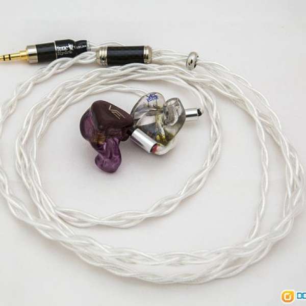 全新Toxic Hydra 22 awg pure silver cable (for ak380 )