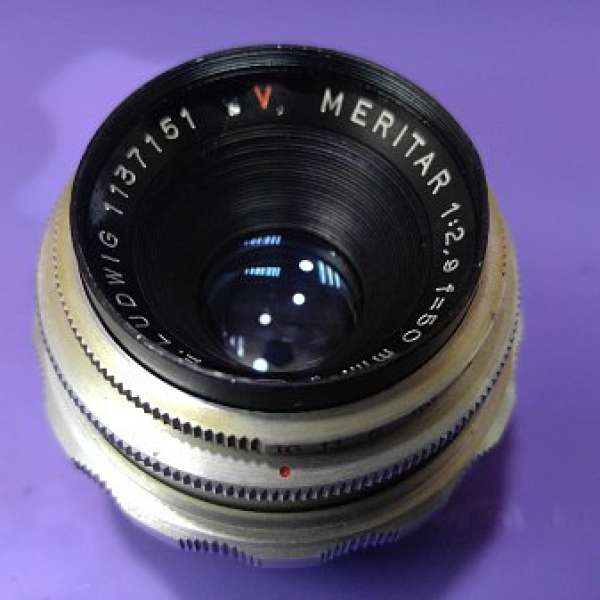 E. Ludwig Meritar 50mm f2.9 (M42)小有德國古老鏡 成像細緻 擁有極强橫的解像力