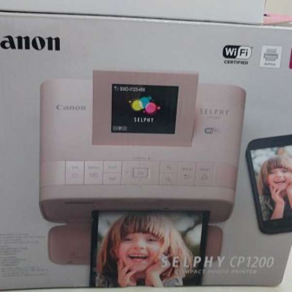 100% new 全新 Canon SELPHY CP1200 Photo Printer  行貨 54張相紙連墨合