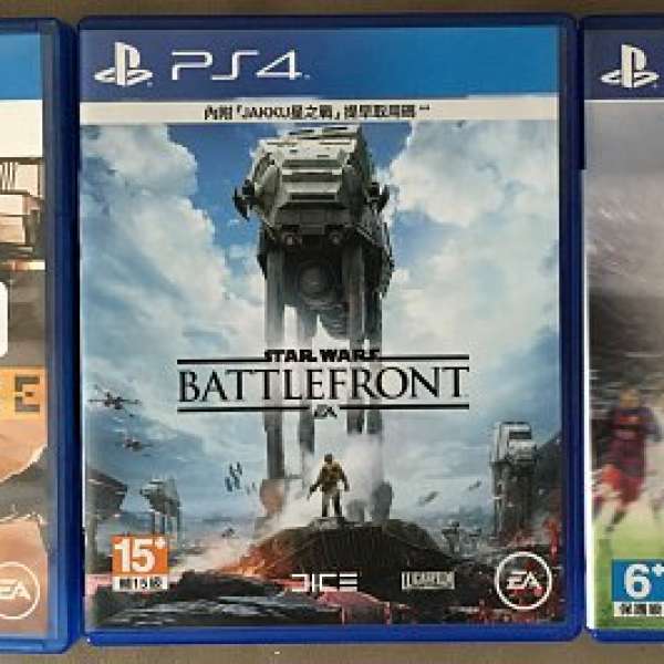 PS4 : bf hardline / Star War Battlefront / FIFA16