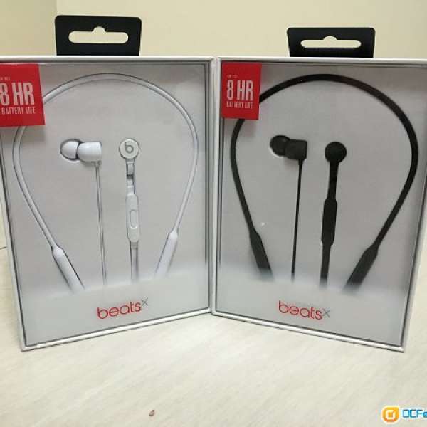 出售物品:全新 Beats X 藍牙無線耳機 黑/白色 BeatsX Wireless Bluetooth Headphone