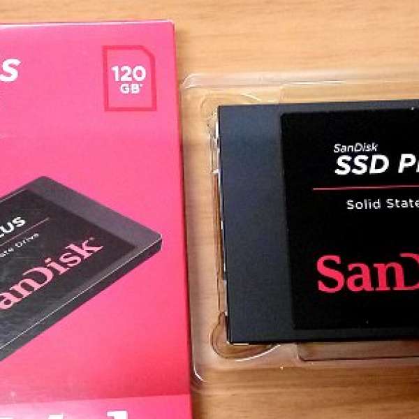 99% New Sandish 120GB SSD Plus