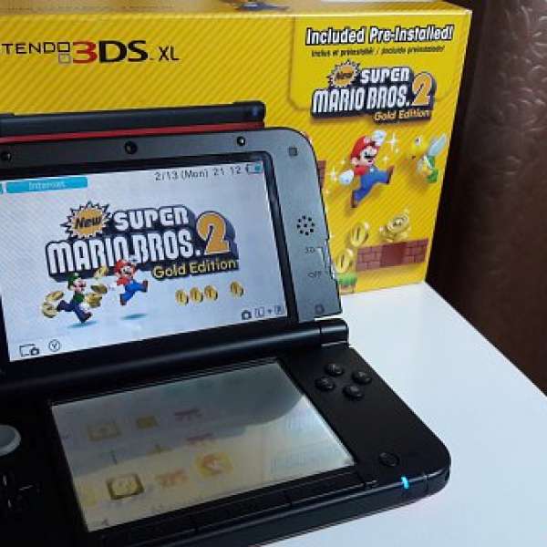 3DS XL 美版 Super Mario Bros. 2 Gold Edition