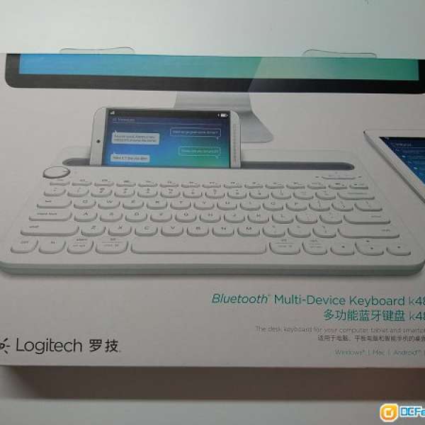 全新羅技 Logitech K480 藍牙 多設備連接 鍵盤 (白色)