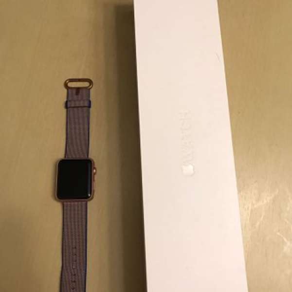 售 Apple watch Series 1 玫瑰金 42mm 9成新 初代(不是S1) 有保養