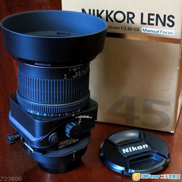 Nikon PC-E Micro Nikkor 45mm f/2.8D ED Tilt Shift 移軸 98新 行貨 D5 D4s