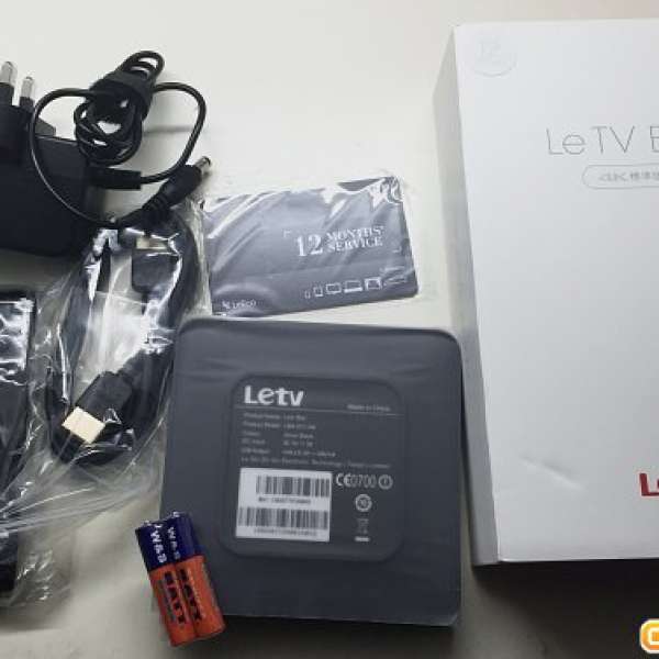 LETV Box 4K標準版12個月VIP連1個月樂視體育NBA組合