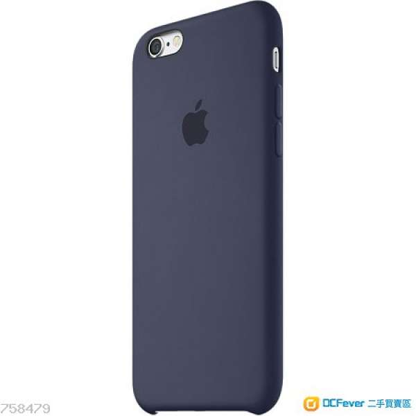 全新原裝 iPhone 6s Plus 矽膠護殼 (午夜藍色)