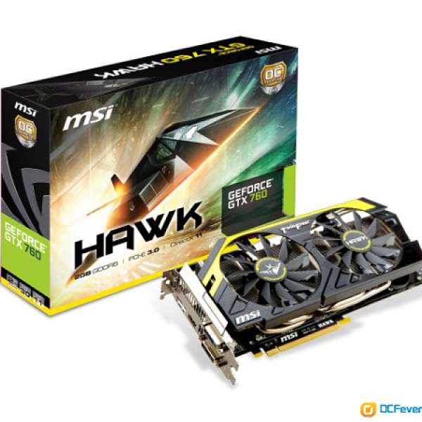 MSI GTX 760 HAWK 另有MSI GTX660 TF 2GD5/OC