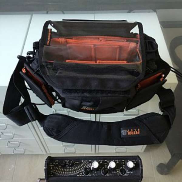 Sound Devices 302 Portable Audio Field Mixer and bag