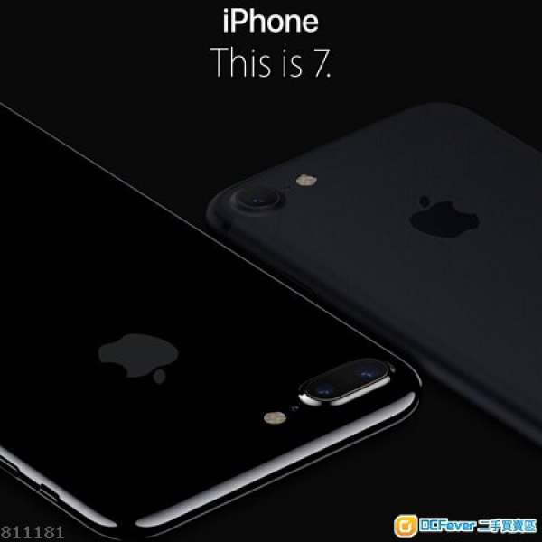 全新iPhone 7 plus 128 gb Matt black 大啞黑