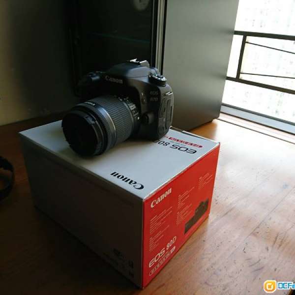 Canon eos 80D with 18-55 kit len