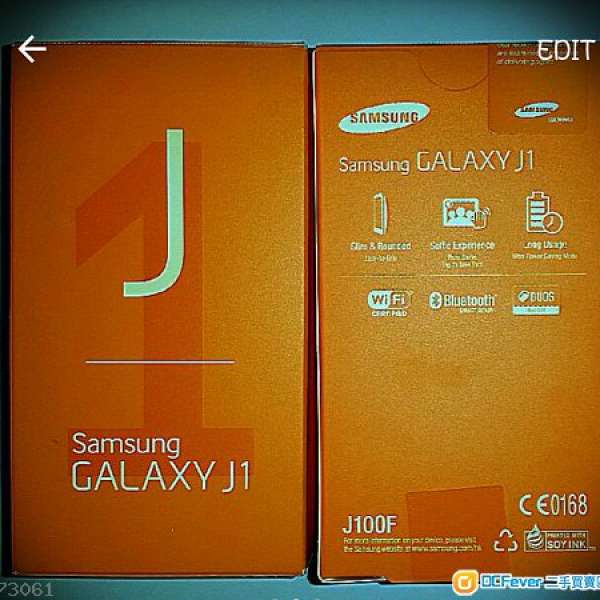 Samsung Galaxy J1 (J100F)雙SIM卡 黑色