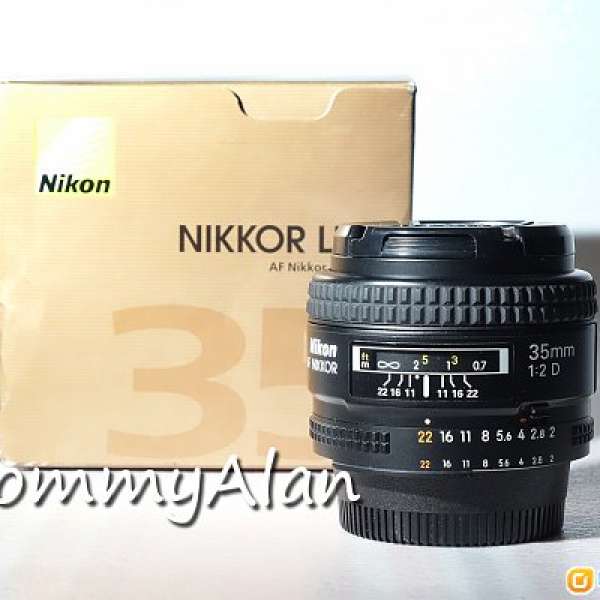 NIKON NIKKOR AF 35mm F2 D F Mount (FX Full Frame 合用，大光圈)