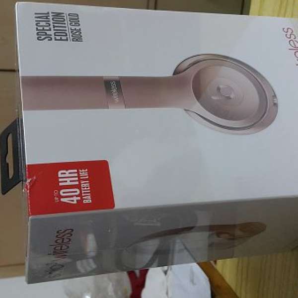 Beats Solo3 Wireless Red ( 玫瑰金色 )