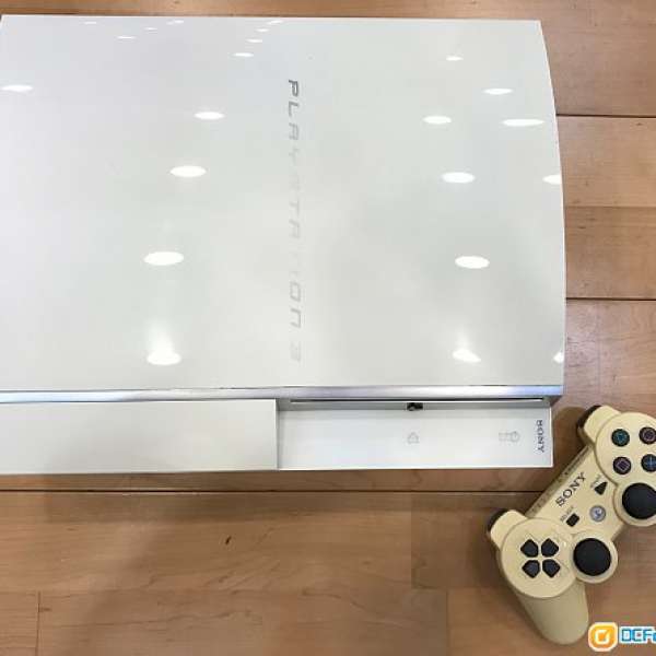 Playstation3 80Gb (CECHL-12) 白色主機版 - 連四遊戲
